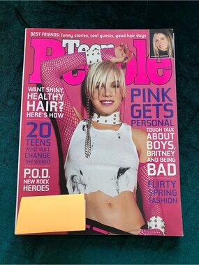 Vintage Teen People Magazine April 2002 PINK Cover